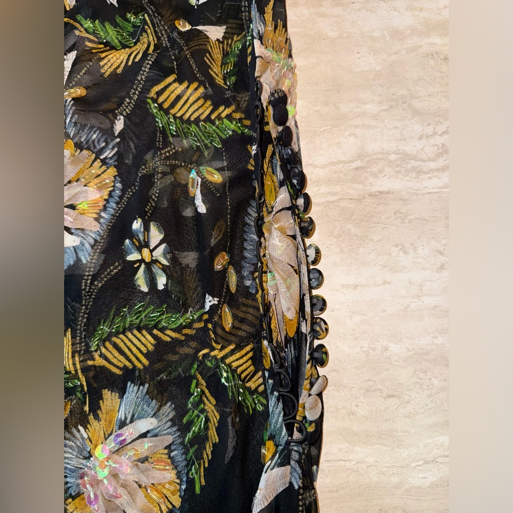 Diane Von Furstenberg Sheer Silk Dress - Picture 5 of 6